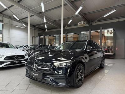 Schwarz Gebraucht 2022 Mercedes C300e AMG line | 35.880 € (Guter Preis)