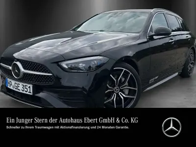 Gebraucht Mercedes C300 AMG 265 PS (194 kW) 2024 Lack obsidianschwarz Kombi