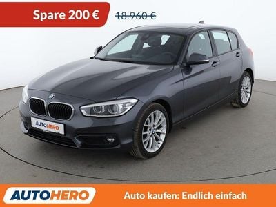 Usata BMW 118 Advantage 136 CV (100 kW) 2018 Grigio Utilitaria
