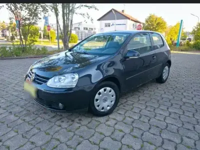 Gebraucht VW Golf V Goal 2007 Schwarz Kleinwagen