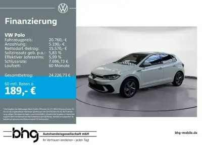 Gebraucht VW Polo R-line 110 PS (80 kW) 2023 Weiß Kleinwagen