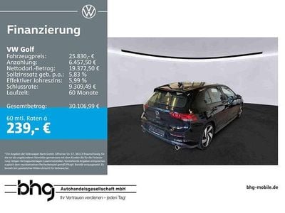 Gebraucht VW Golf VIII GTI 245 PS (180 kW) 2022 Schwarz Limousine