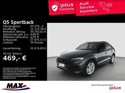 Brugt Audi Q5 Sportback Advanced 299 HK (219 kW) 2025 Grå SUV