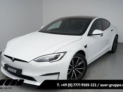 Gebraucht Tesla Model S Plaid 492 kW (670 PS) 2023 Weiß Kleinwagen
