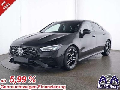 Kosmosschwarz metallic Gebraucht 2024 Mercedes CLA200 AMG Coupé | 34.990 € (Fairer Preis)