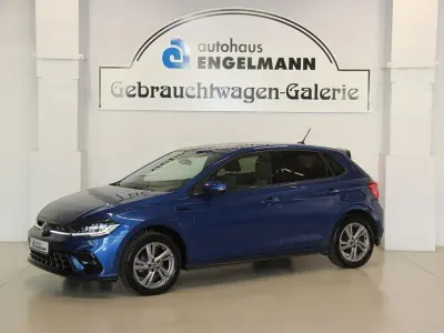 Usata VW Polo R-line 95 CV (69 kW) 2022 Blu Utilitaria