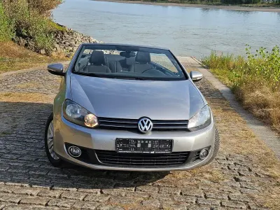 Gebraucht VW Golf Cabriolet Life 105 PS (77 kW) 2014 Silber Cabrio