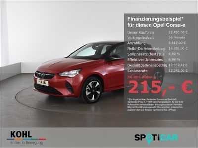 gebraucht Opel Corsa-e F Edition 136 PS Klimaautom Rückfahrkam Tempomat SHZ On-Board-Charger