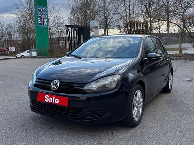 Gebraucht VW Golf VI Trendline 80 PS (58 kW) 2010 Schwarz Kleinwagen