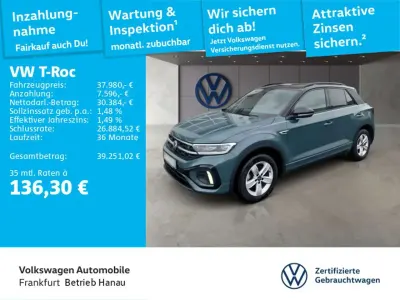 Gebraucht VW T-Roc Cabriolet R-line 190 PS (139 kW) 2025 Z3 petroleum blue metallic SUV