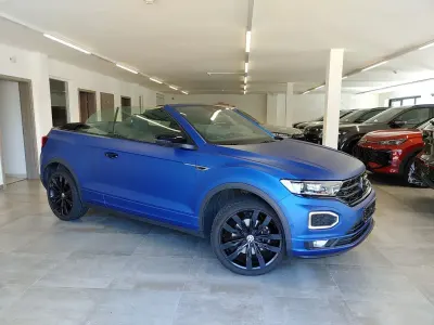 Usado VW T-Roc Cabriolet R-line Edition 150 HP (110 kW) 2021 Azul Cabrios