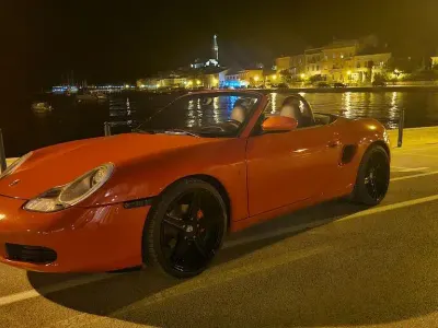 Gebraucht Porsche Boxster 228 PS (167 kW) 2001 Rot Cabrio
