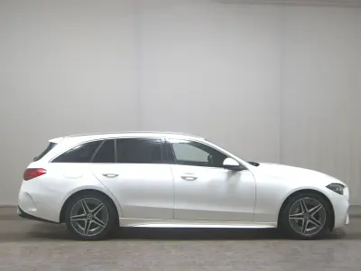 Brugt Mercedes C300 AMG line 286 HK (210 kW) 2022 Hvid Stationcar