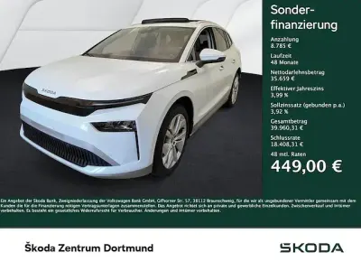 Gebraucht Skoda Enyaq iV Loft 210 kW (286 PS) 2025 Moonweiss metallic SUV