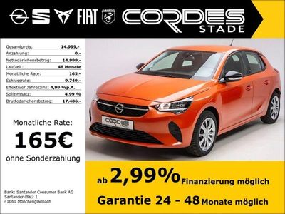 Usata Opel Corsa-e Edition 100 kW (136 CV) 2022 Arancione Utilitaria