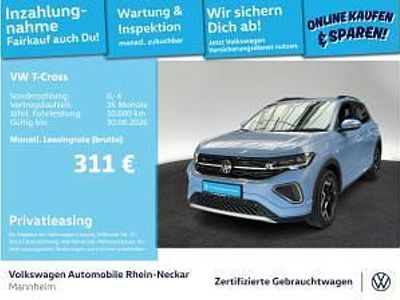 Second-hand VW T-Cross R-line 116 CP (85 kW) 2025 Albastru SUV