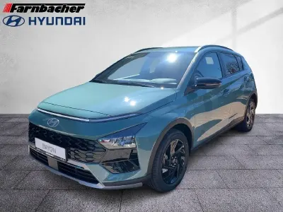Neu Hyundai Bayon Blackline 90 PS (66 kW) 2025 Grün SUV