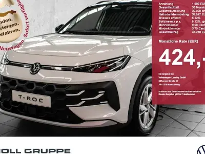 Neu VW T-Roc Cabriolet Life 150 PS (110 kW) 2026 Schwarz SUV