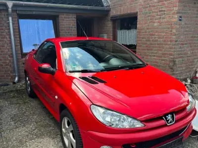 Gebraucht Peugeot 206 CC Sport 109 PS (80 kW) 2004 Rot Cabrio