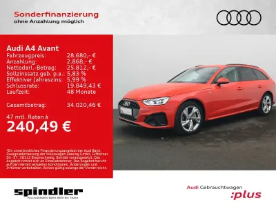 Gebraucht Audi A4 S-Line 204 PS (150 kW) 2023 Individuallackierungen audi exclusive Kombi
