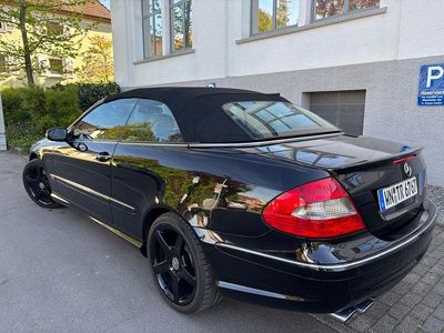Usata Mercedes CLK350 AMG 272 CV (200 kW) 2007 Nero Cabrio