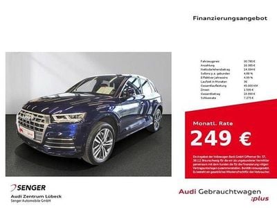 Usata Audi Q5 S-Line 190 CV (139 kW) 2019 Blu SUV