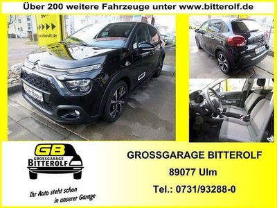 Schwarz Gebraucht 2022 Citroën C3 Shine Limousine | 14.990 € (Fairer Preis)