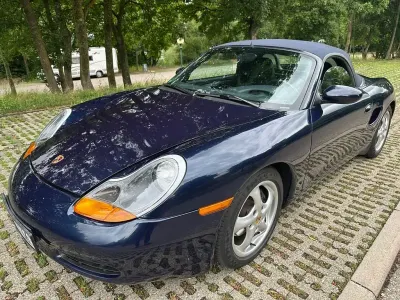 Gebraucht Porsche Boxster 204 PS (150 kW) 1998 Blau Cabrio