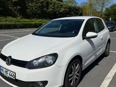 Gebraucht VW Golf VI Comfortline 80 PS (58 kW) 2009 Weiß Kleinwagen