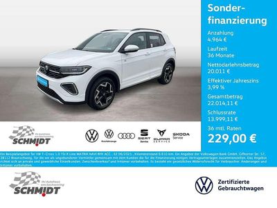 Usata VW T-Cross R-line 116 CV (85 kW) 2025 Bianco SUV