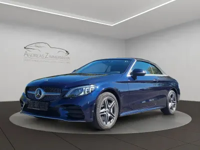 Gebraucht Mercedes C400 AMG line 333 PS (244 kW) 2019 Blau Cabrio