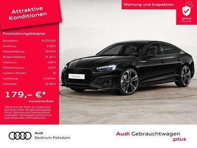Gebraucht Audi A5 Sportback S-Line 170 PS (125 kW) 2022 Mythosschwarz metallic Kleinwagen