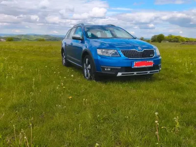 Gebraucht Skoda Octavia Scout Scout 4x4 184 PS (135 kW) 2014 Blau Kombi