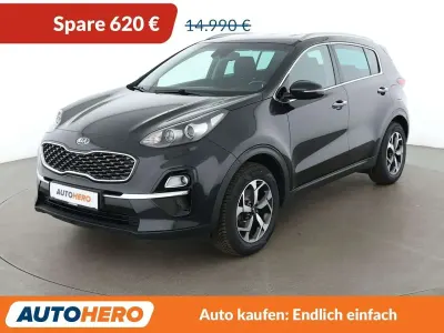 Gebraucht Kia Sportage DREAM-TEAM Edition 132 PS (97 kW) 2019 Black pearl SUV