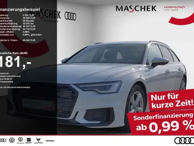 Gebraucht Audi A6 S-Line 299 PS (219 kW) 2025 Gletscherweiß metallic Kombi