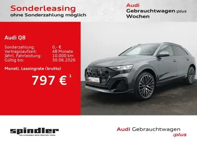 Gebraucht Audi Q8 S-Line 286 PS (210 kW) 2024 Daytonagrau perleffekt SUV