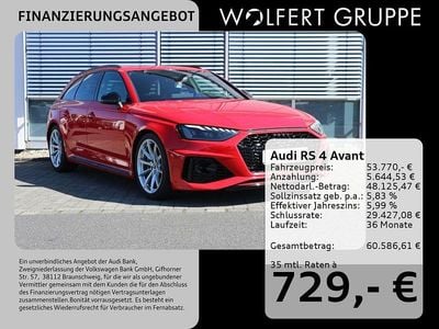 Tangorot metallic Gebraucht 2020 Audi RS4 Sport Kombi | 53.770 € (Guter Preis)