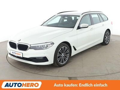 Usata BMW 520 Sport Line 201 CV (147 kW) 2019 Bianco Station wagon