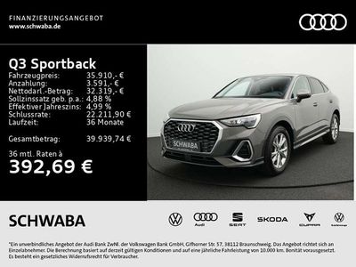 Chronosgrau metallic Gebraucht 2023 Audi Q3 S-Line SUV | 34.910 € (Guter Preis)