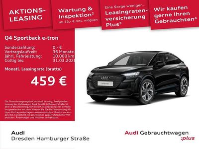 Schwarz Gebraucht 2025 Audi Q4 Sportback e-tron Sport SUV | 42.990 €
