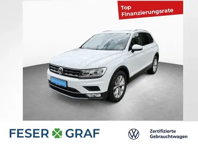 Używany VW Tiguan Highline 150 KM (110 kW) 2017 Biały SUV