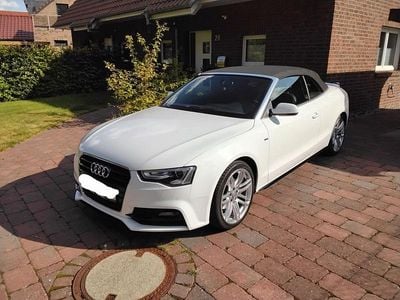 Gebraucht Audi A5 Cabriolet S-Line 177 PS (130 kW) 2016 Weiß Cabrio