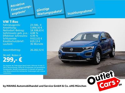 Gebraucht VW T-Roc Sport 150 PS (110 kW) 2021 Blau SUV