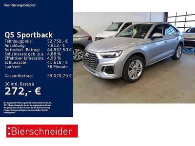 Second-hand Audi Q5 Sportback Basis 204 CP (150 kW) 2025 Argintiu SUV