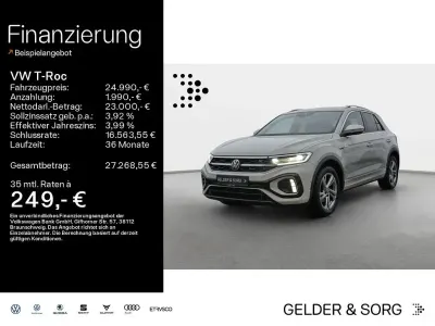 Second-hand VW T-Roc R-line 150 CP (110 kW) 2022 Gri SUV