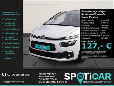 Gebraucht Citroën Grand C4 Picasso PureTech 131 PS (96 kW) 2018 Weiß Van / Kleinbus