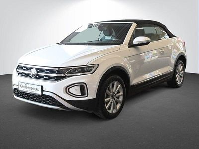 Gebraucht VW T-Roc Cabriolet Style 150 PS (110 kW) 2023 Weiß Cabrio