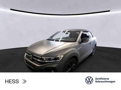 Gebraucht VW T-Roc Cabriolet R-line Edition 150 PS (110 kW) 2023 Indiumgrau  matt/schwarz/ Cabrio