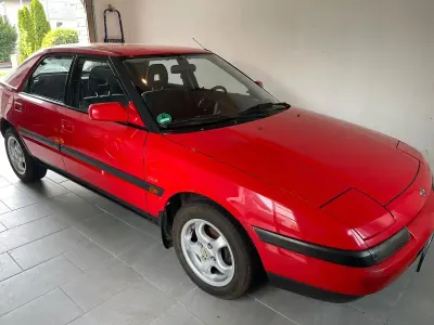 Gebraucht Mazda 323F 88 PS (64 kW) 1991 Rot Coupé