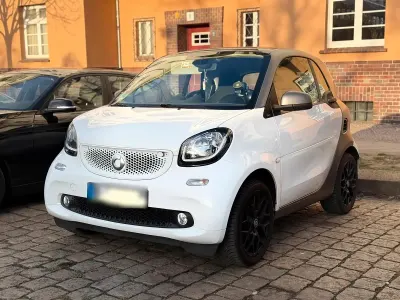 Brugt Smart ForTwo Coupé Passion 71 HK (52 kW) 2017 Hvid Coupe